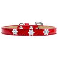 Mirage Pet Products Snowflake Widget Ice Cream Dog CollarRed Size 12 633-7 RD12